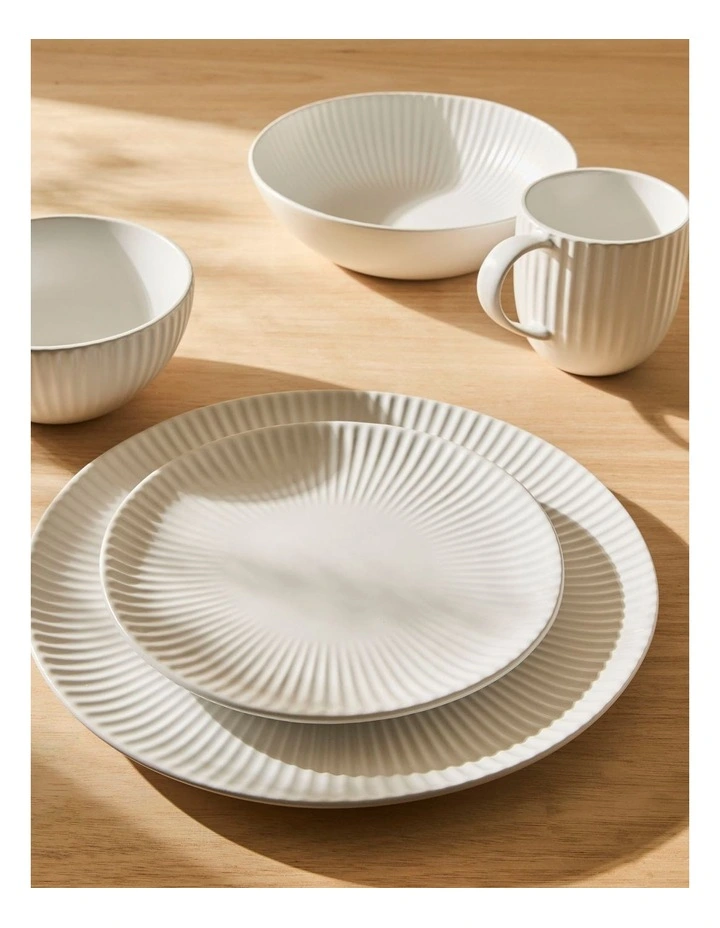 salt&pepper Milo Dinner Plate 27cm in White image 7