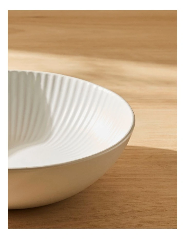 salt&pepper Milo Pasta Bowl 20cm in White image 7