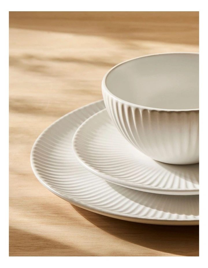salt&pepper Milo Dinner Set 12 Piece in White image 6