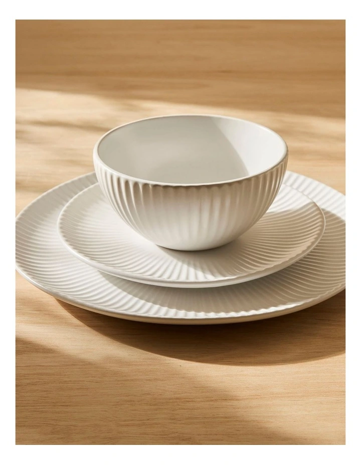 salt&pepper Milo Dinner Set 12 Piece in White image 7