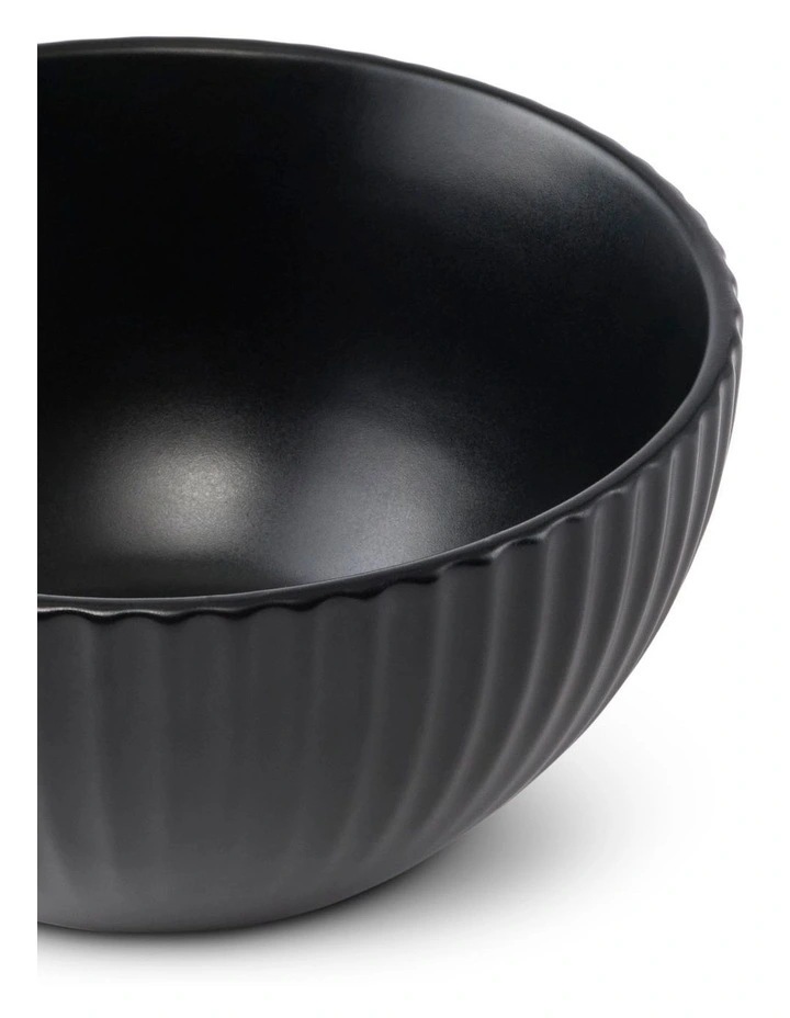 salt&pepper Milo Breakfast Bowl 14cm in Black image 4