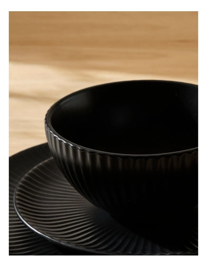 salt&pepper Milo Breakfast Bowl 14cm in Black image 7