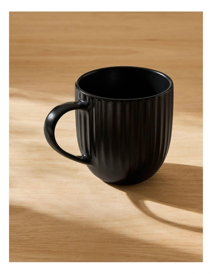 salt&pepper Milo Mug 350mL in Black image 4