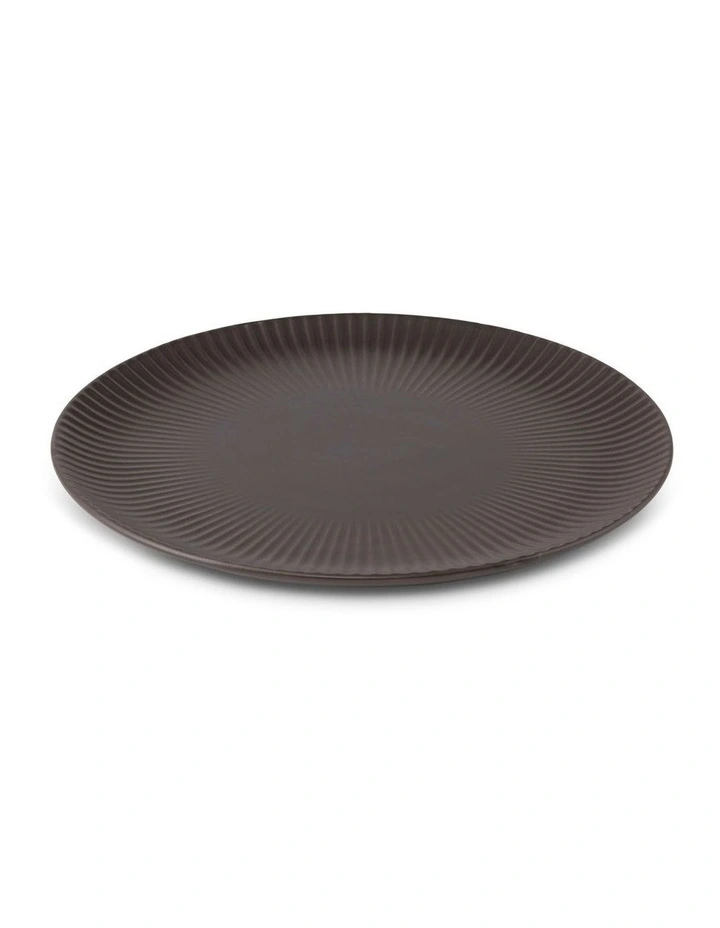 salt&pepper Milo Dinner Plate 27cm in Cocoa image 1