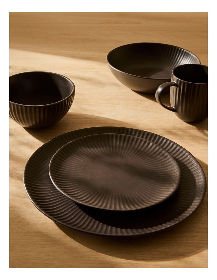 salt&pepper Milo Side Plate 20cm in Cocoa image 5