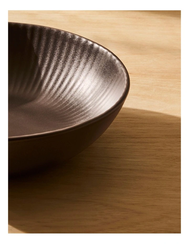 salt&pepper Milo Pasta Bowl 20cm in Cocoa image 7
