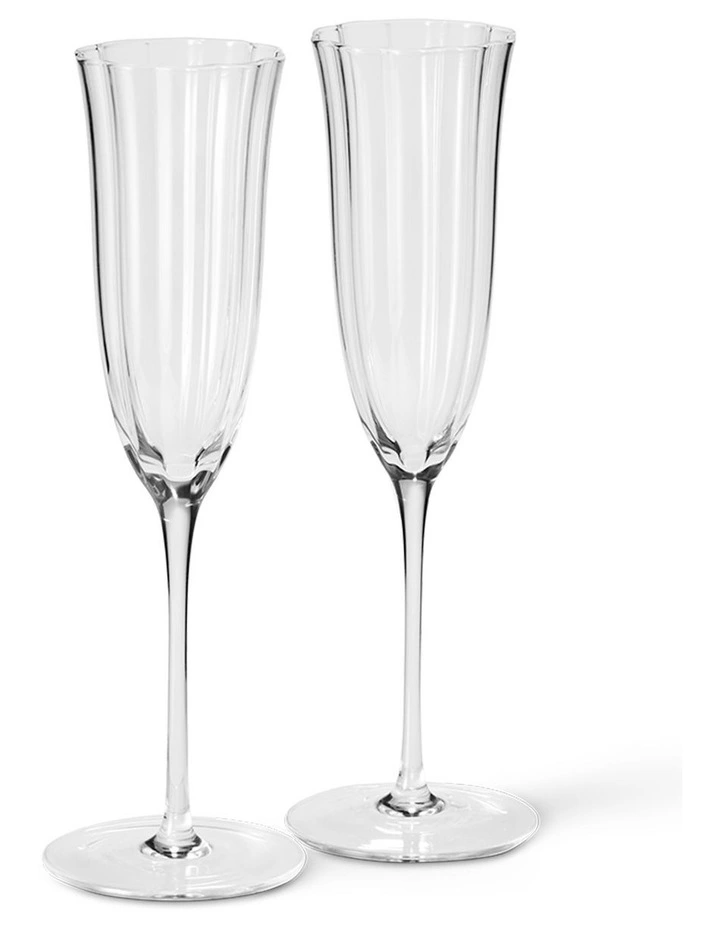 salt&pepper Aurora Champagne Glass Set of 2 200mL in Clear image 1