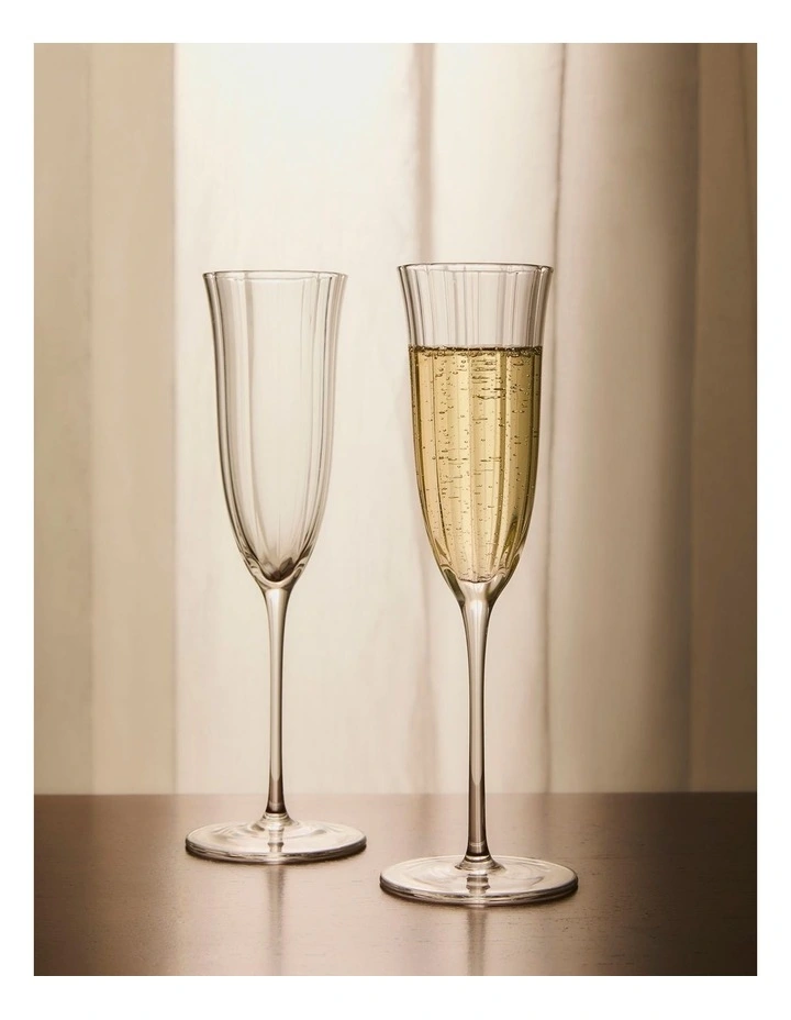 salt&pepper Aurora Champagne Glass Set of 2 200mL in Clear image 7