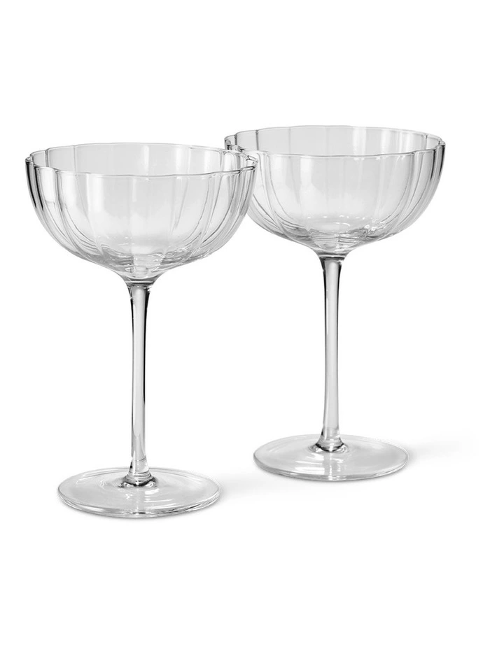 salt&pepper Aurora Cocktail Glass Set of 2 280mL in Clear image 1