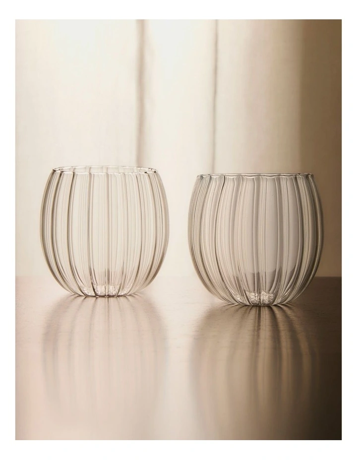 salt&pepper Aurora Tumbler Set of 2 400mL in Clear image 4