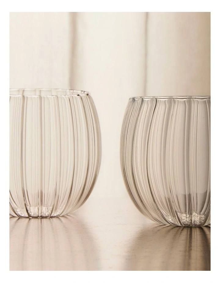 salt&pepper Aurora Tumbler Set of 2 400mL in Clear image 6