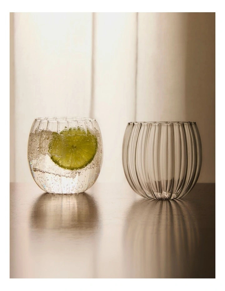 salt&pepper Aurora Tumbler Set of 2 400mL in Clear image 7