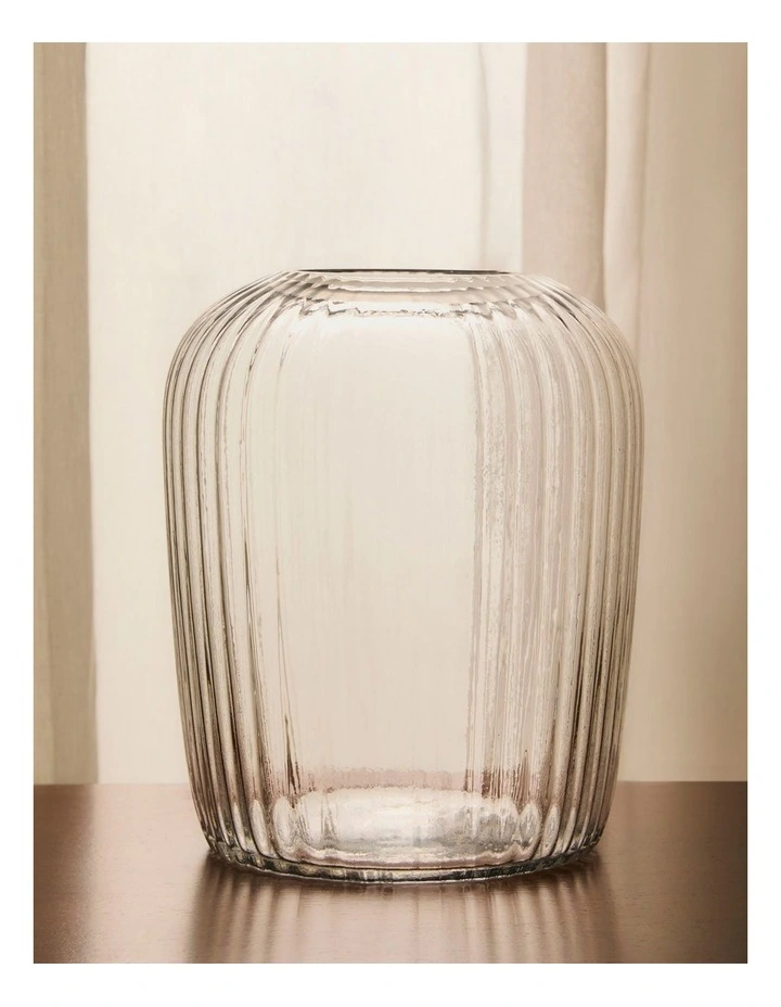 salt&pepper Aurora Vase 23cm in Clear image 5