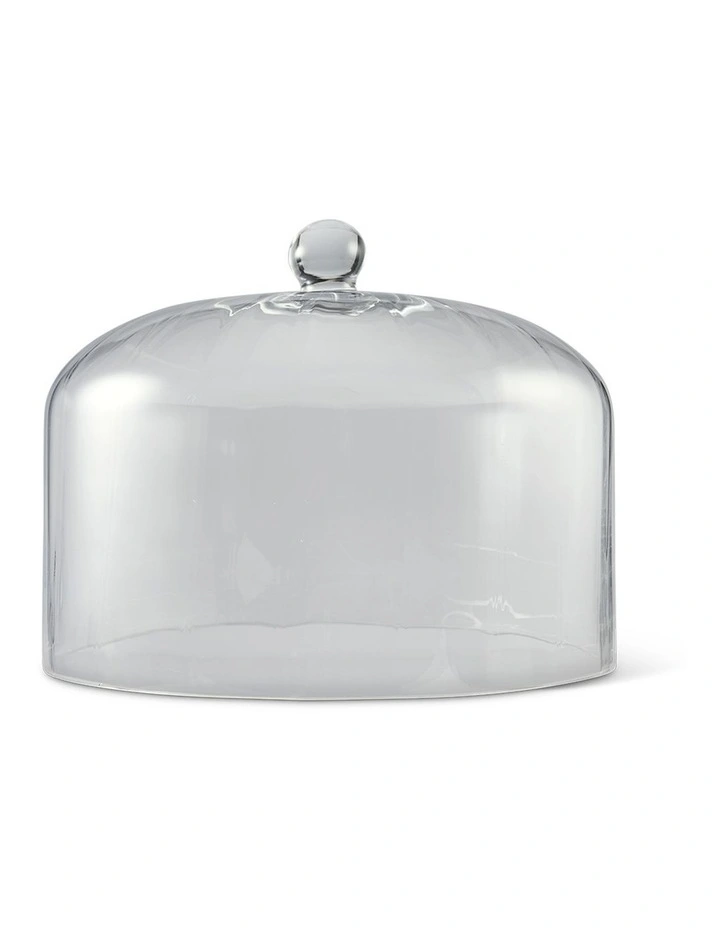 salt&pepper Aurora Cake Dome 28cm in Clear image 1