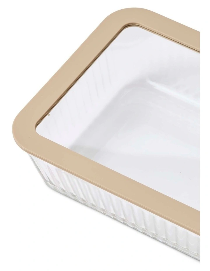 salt&pepper Store Rectangle Container 1.4L in Parchment image 4