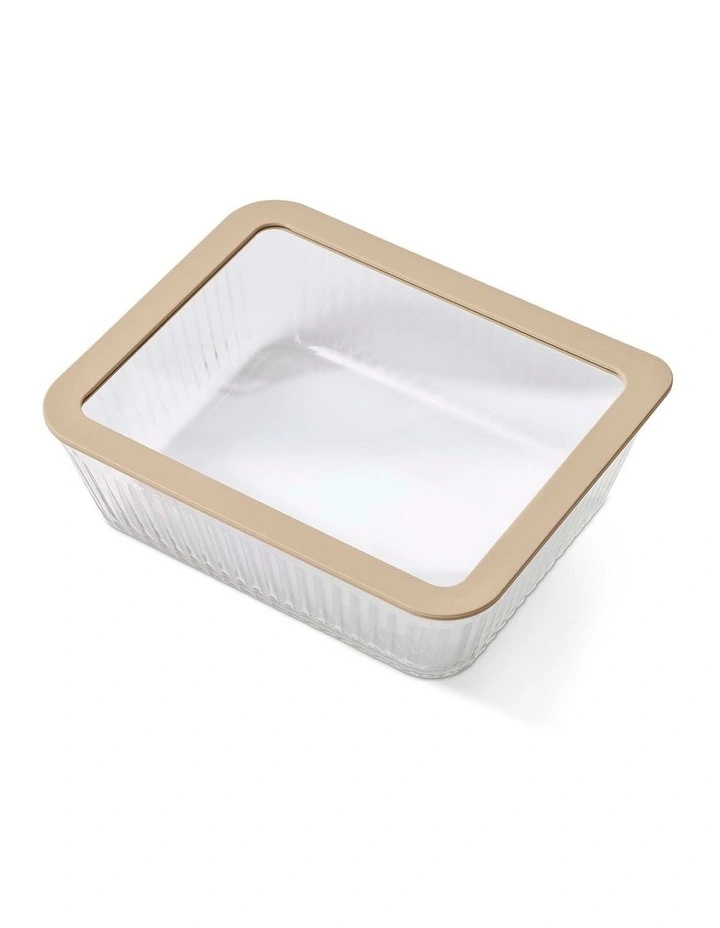 salt&pepper Store Rectangle Container 2.6L in Parchment image 2