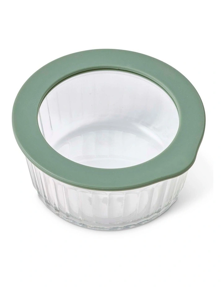 salt&pepper Store Round Container 470mL in Olive image 2