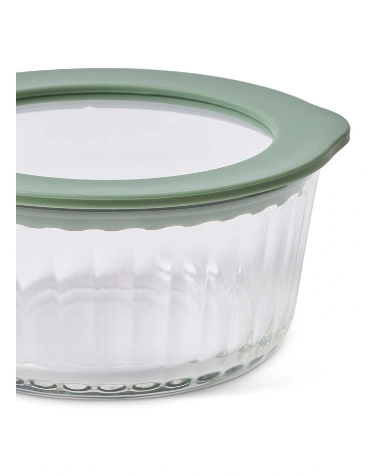 salt&pepper Store Round Container 470mL in Olive image 4