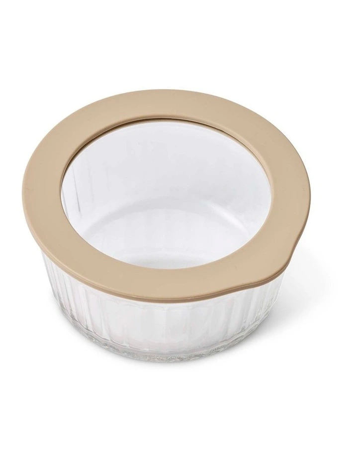 salt&pepper Store Round Container 470mL in Parchment image 2