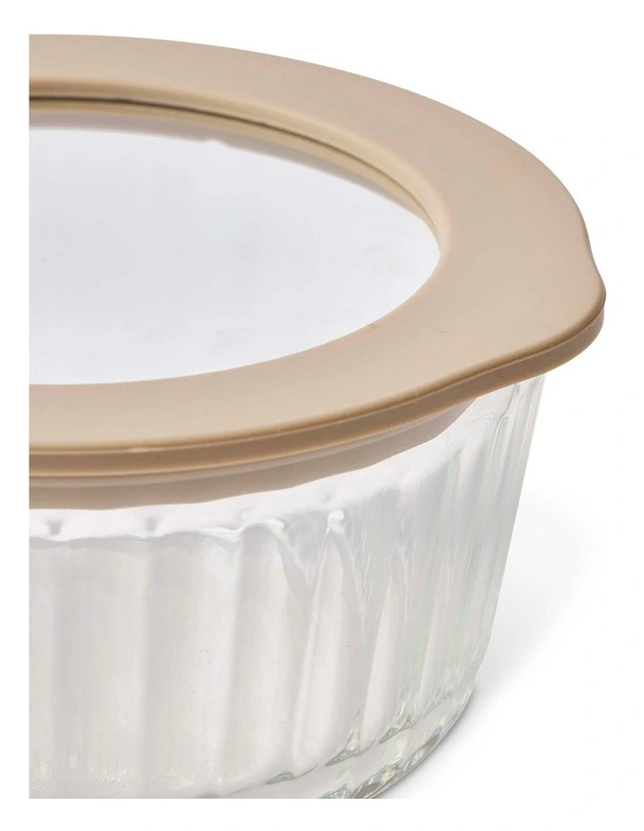 salt&pepper Store Round Container 470mL in Parchment image 3