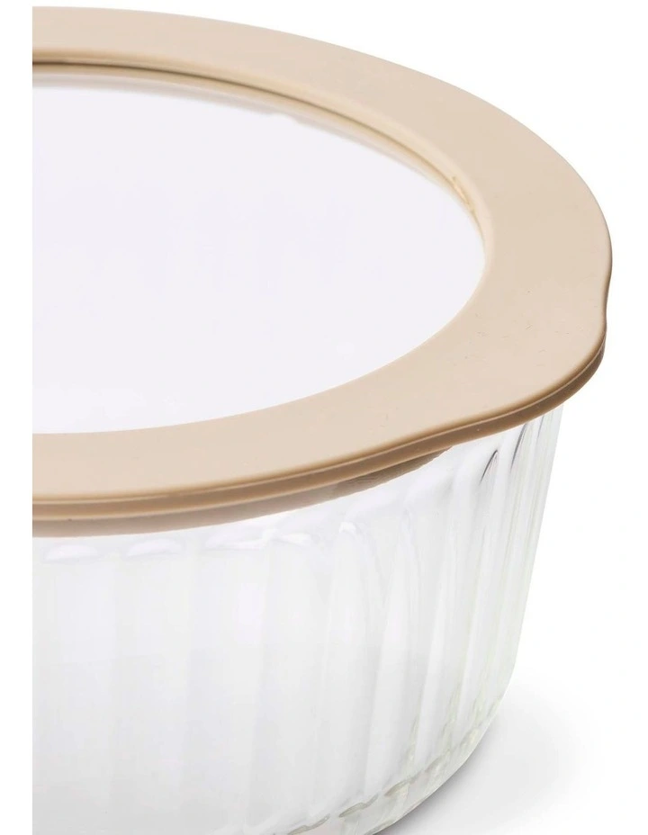 salt&pepper Store Round Container 940mL in Parchment image 3