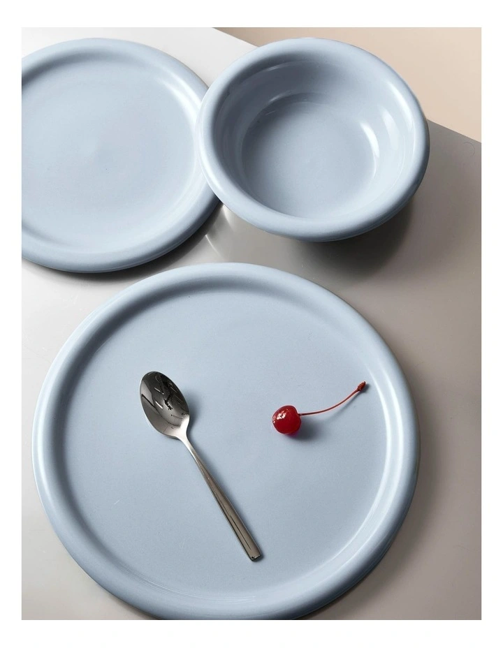 salt&pepper Finn Dinner Plate 26cm in Ice image 4