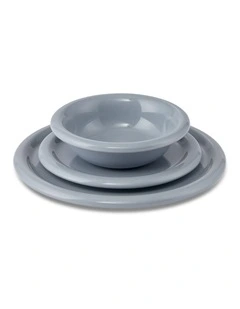 salt&pepper Finn Dinner Set 12 Piece in Ice