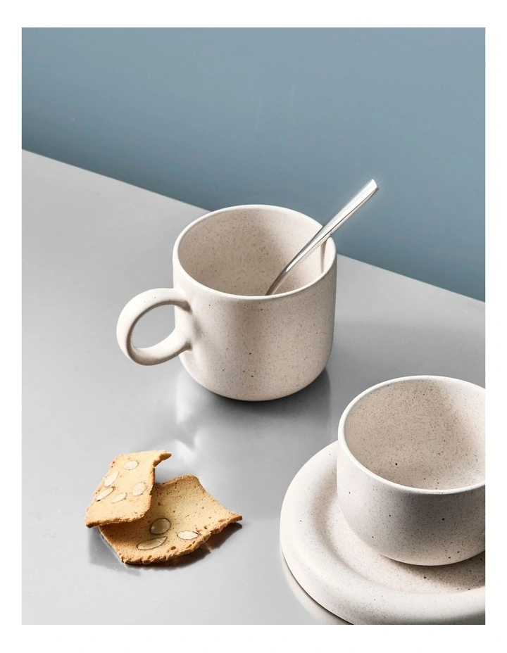 salt&pepper Finn Mug 370mL Set of 2 in Sand image 5