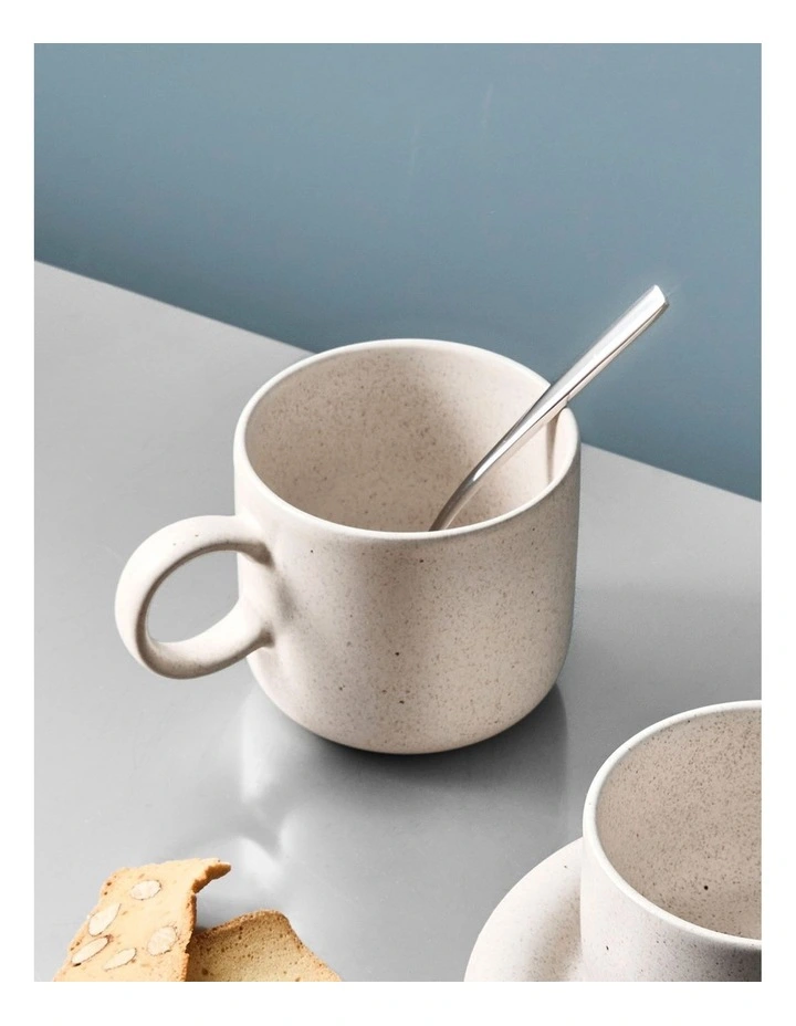 salt&pepper Finn Mug 370mL Set of 2 in Sand image 6