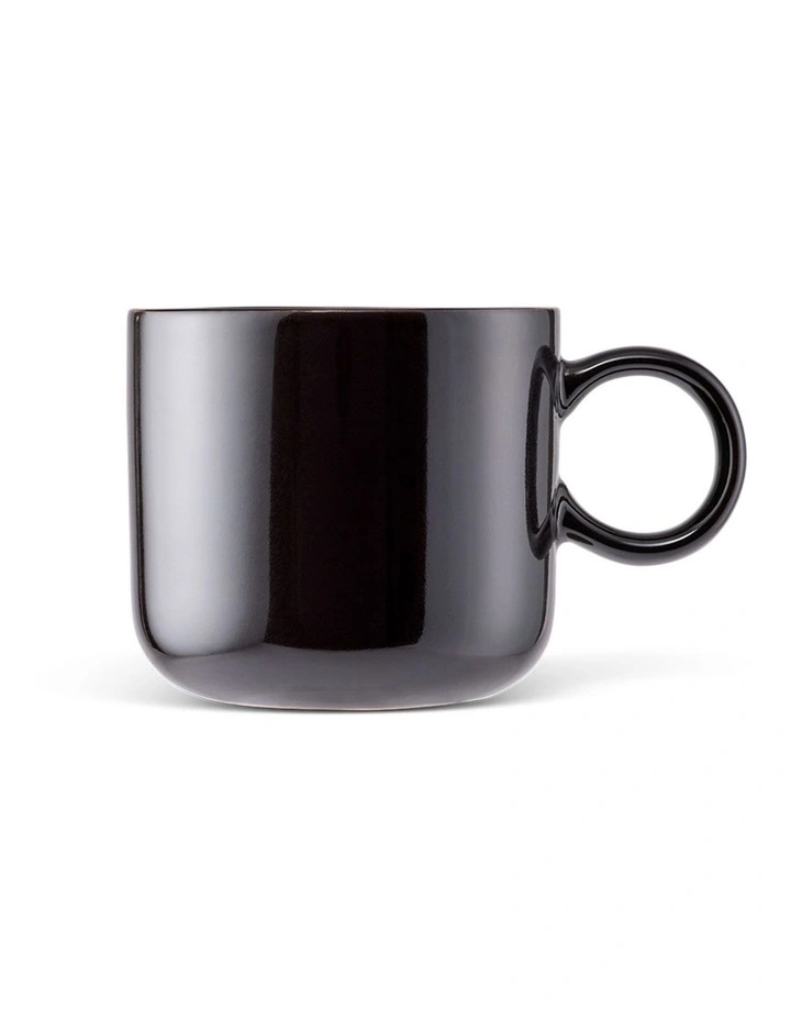 salt&pepper Finn Mug 370mL Set of 2 in Dark Chocolate image 2