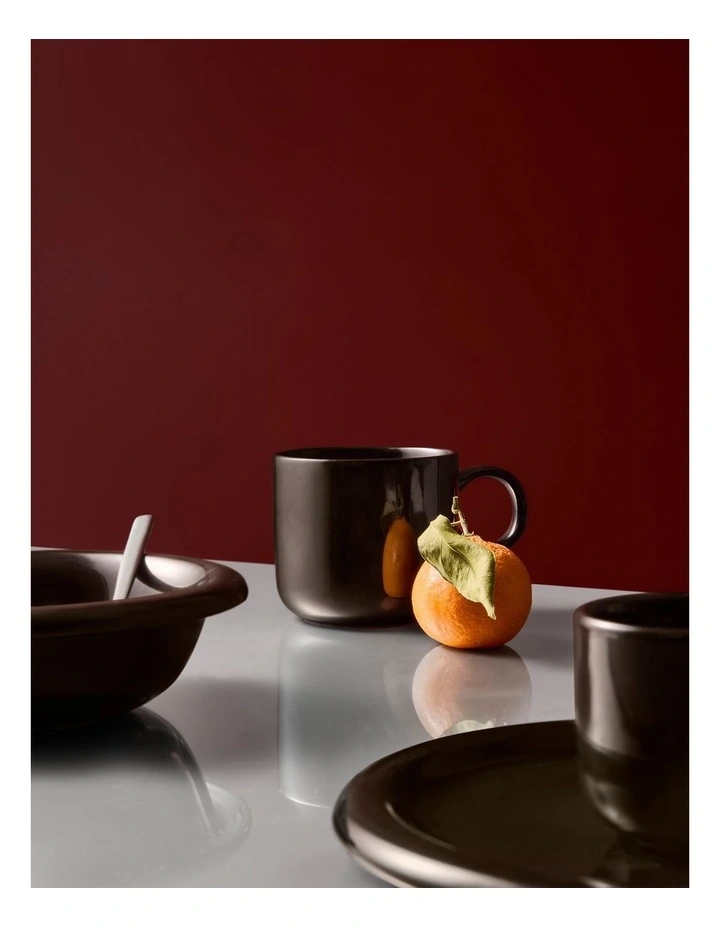 salt&pepper Finn Mug 370mL Set of 2 in Dark Chocolate image 5