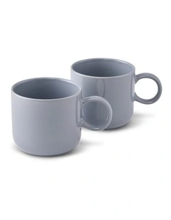 salt&pepper Finn Mug 370mL Set of 2 in Ice