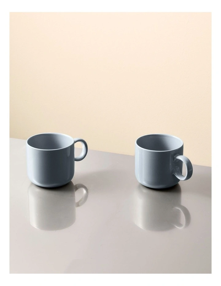 salt&pepper Finn Mug 370mL Set of 2 in Ice image 7