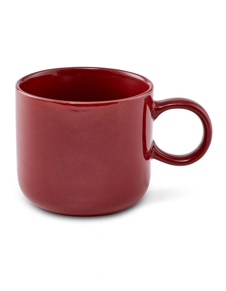 salt&pepper Finn Mug 370mL Set of 2 in Crimson image 2