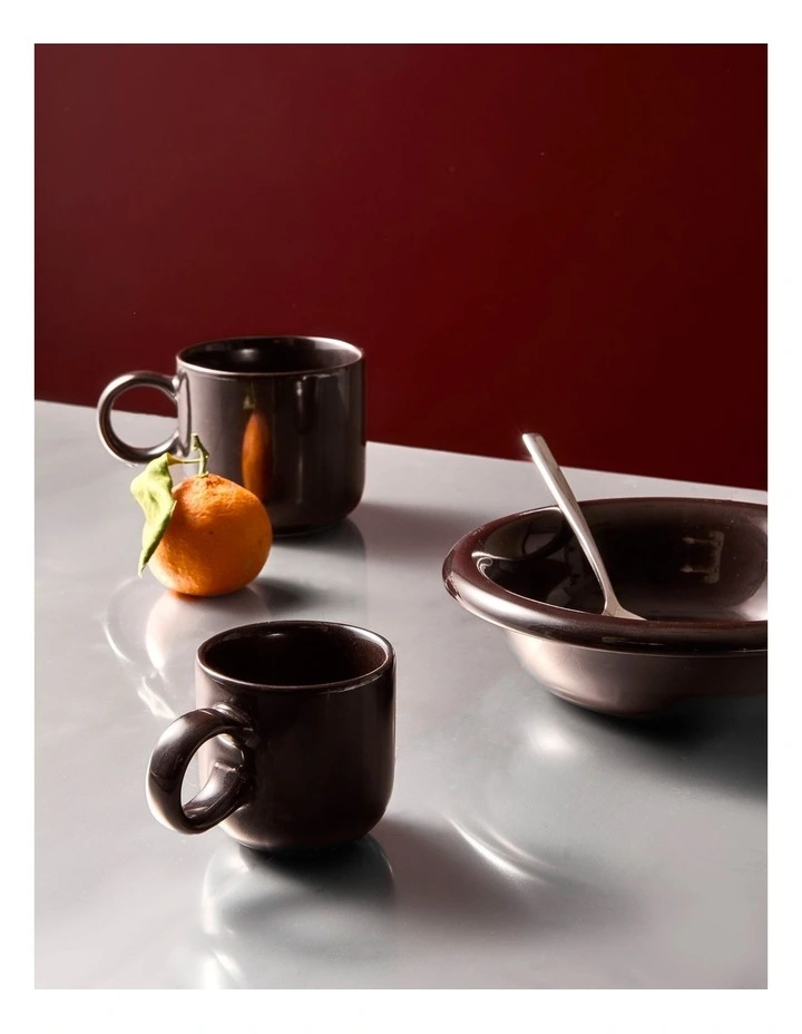 salt&pepper Finn Espresso Cup Set of 4 in Dark Chocolate image 5