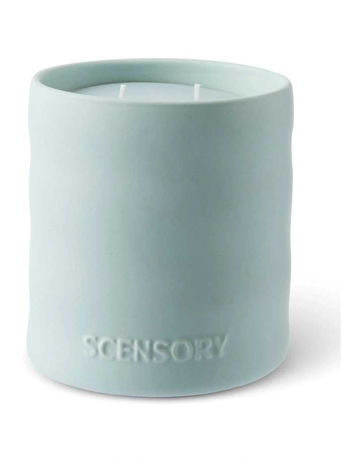 salt&pepper Sensory Candle 400g in Coastal Linen image 1