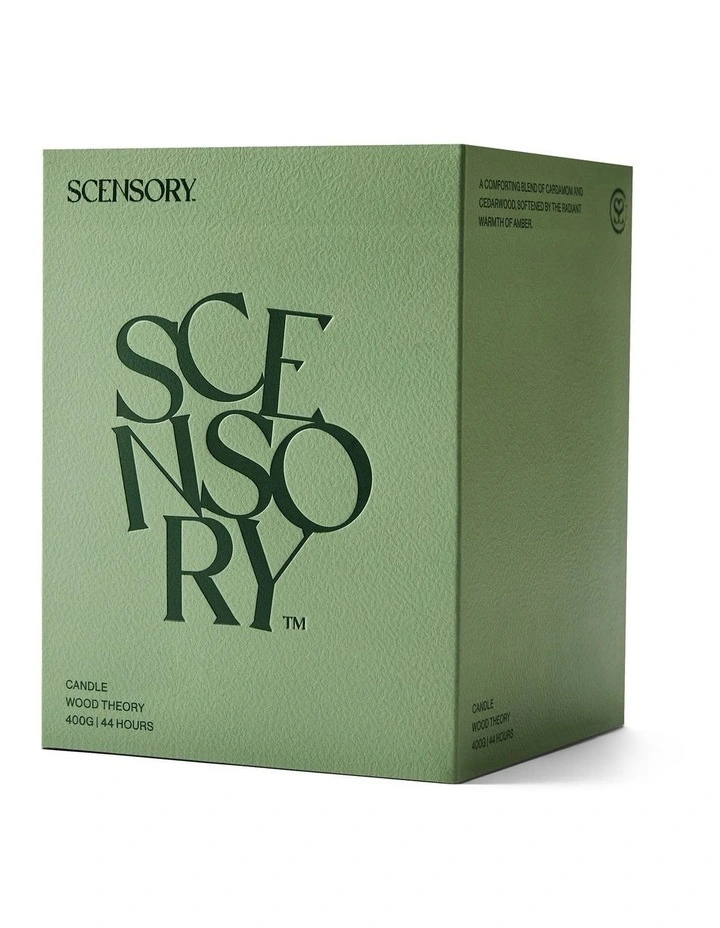 salt&pepper Sensory Candle 400g in Wood Theory image 3