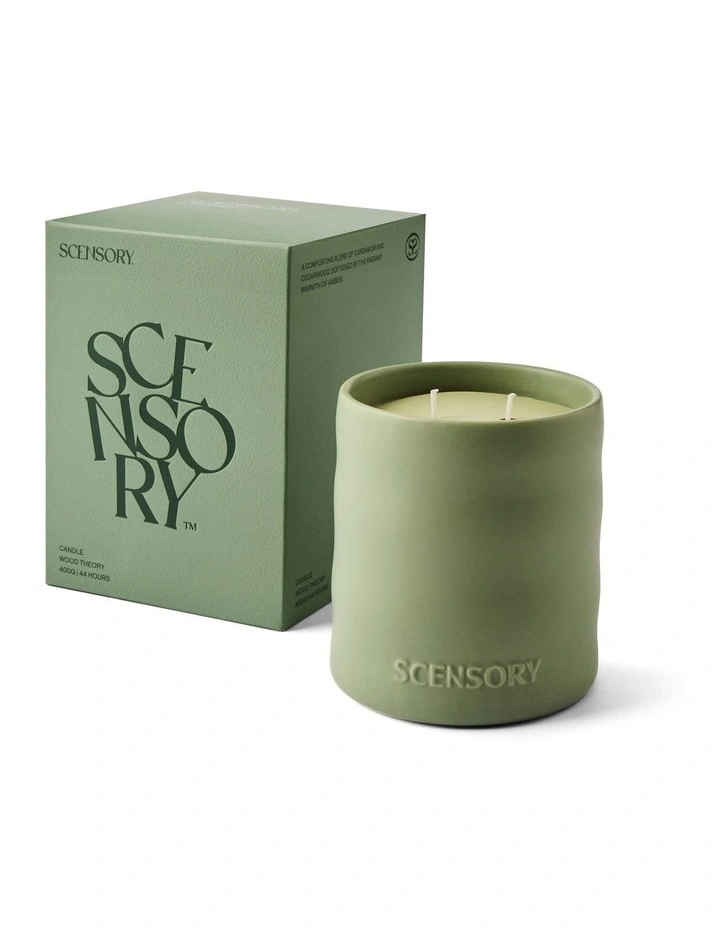 salt&pepper Sensory Candle 400g in Wood Theory image 4