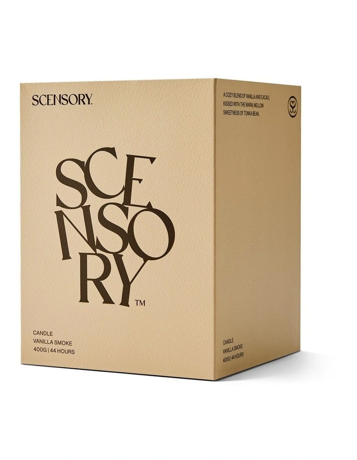 salt&pepper Sensory Candle 400g in Vanilla Smoke image 3