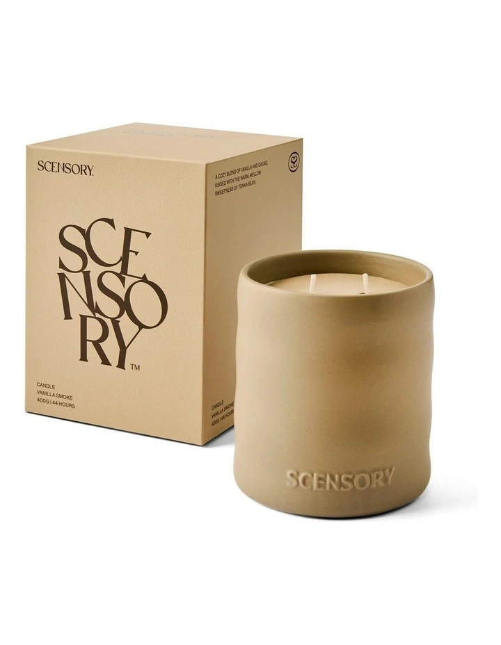 salt&pepper Sensory Candle 400g in Vanilla Smoke image 4
