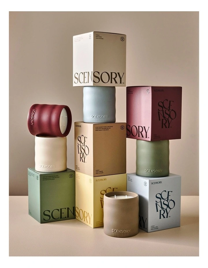 salt&pepper Sensory Candle 400g in Vanilla Smoke image 6