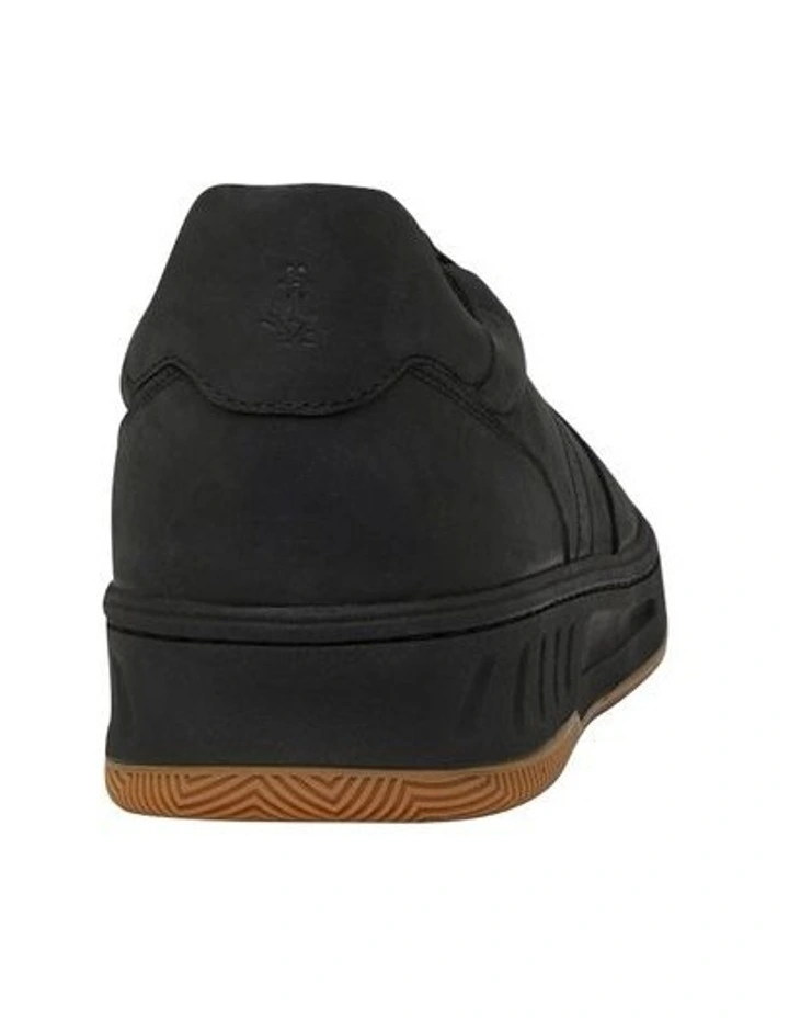 Swing Leather Sneaker in Black Wild image 5