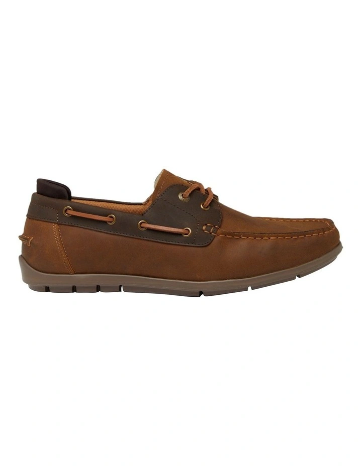 Flood Boat Leather Shoes in Tan Wild/Brown Wild image 1