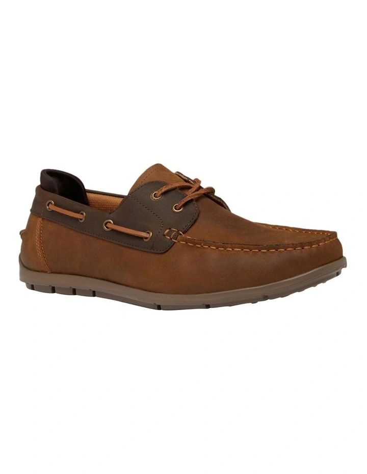 Flood Boat Leather Shoes in Tan Wild/Brown Wild image 4