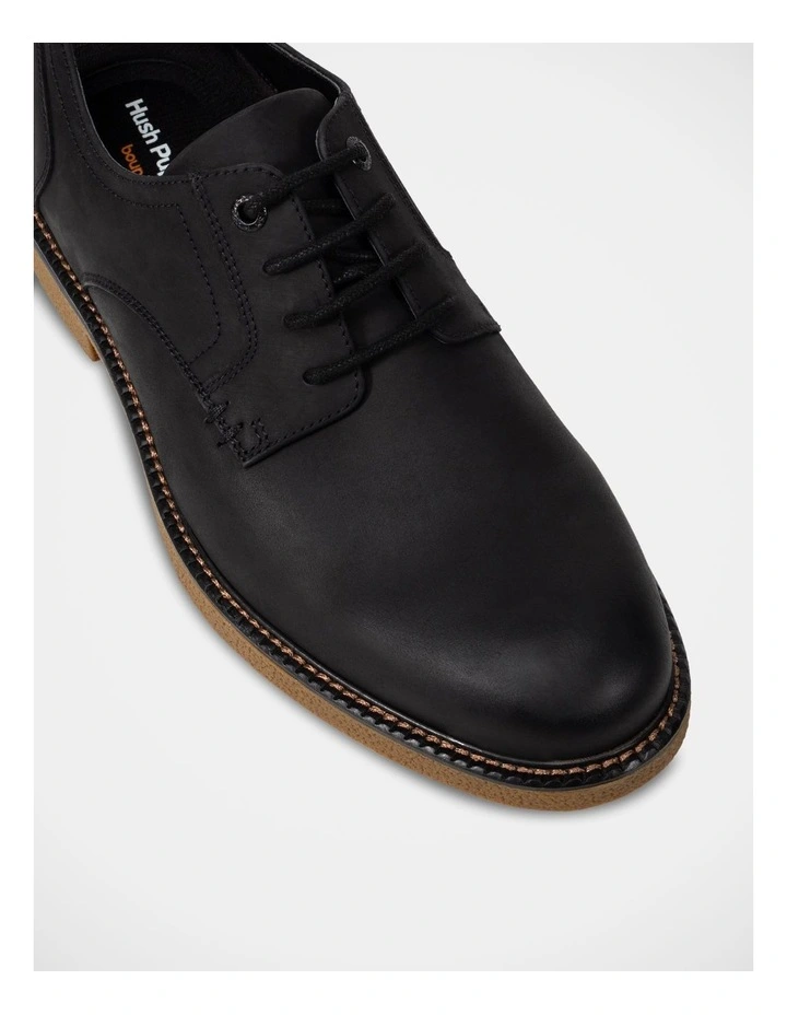 Manchester Shoes in Black Rub image 5