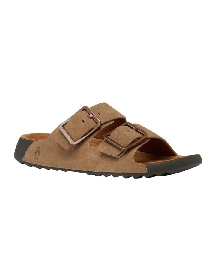 Hoges Slide in Taupe Suede image 4