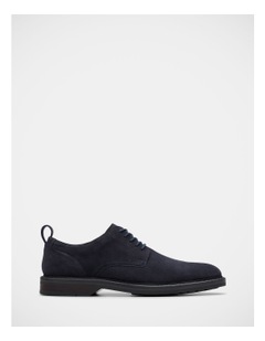 Aldwin Lace Shoes in Navy Suede