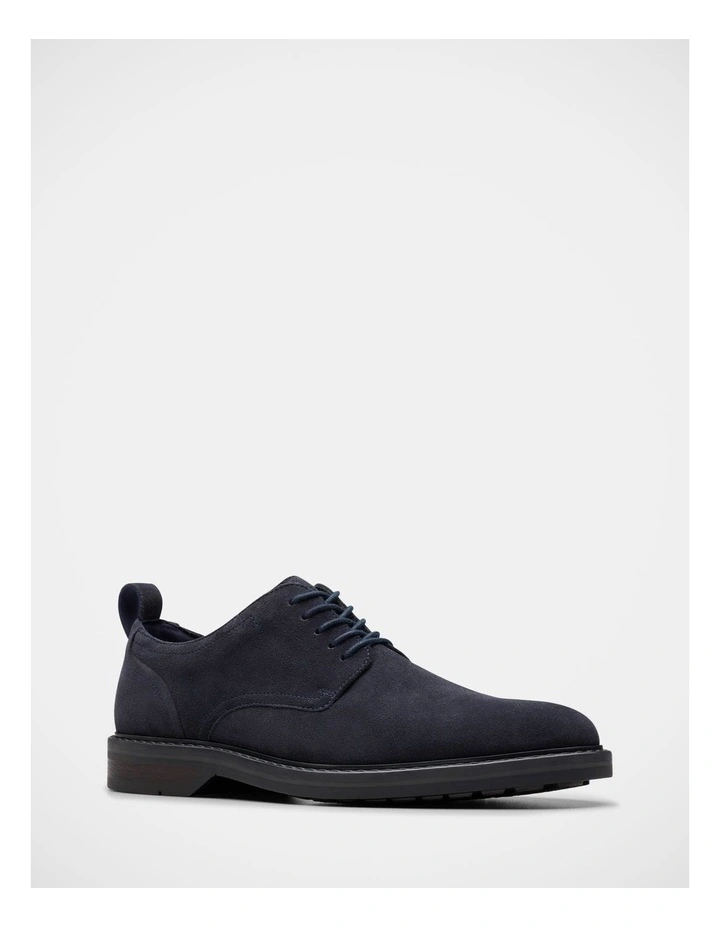 Aldwin Lace Shoes in Navy Suede image 2