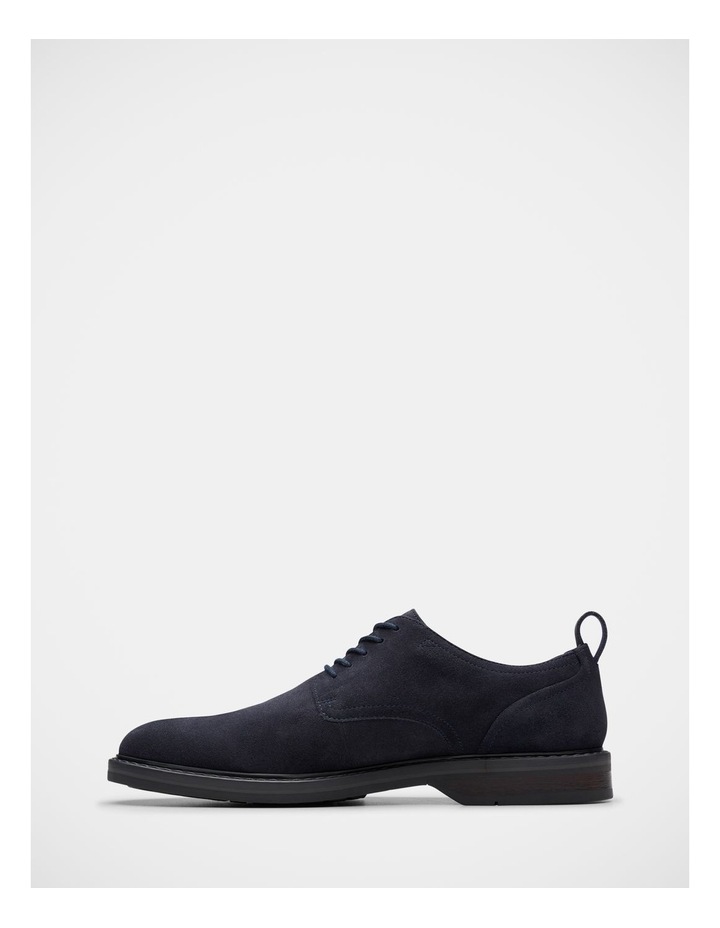 Aldwin Lace Shoes in Navy Suede image 3