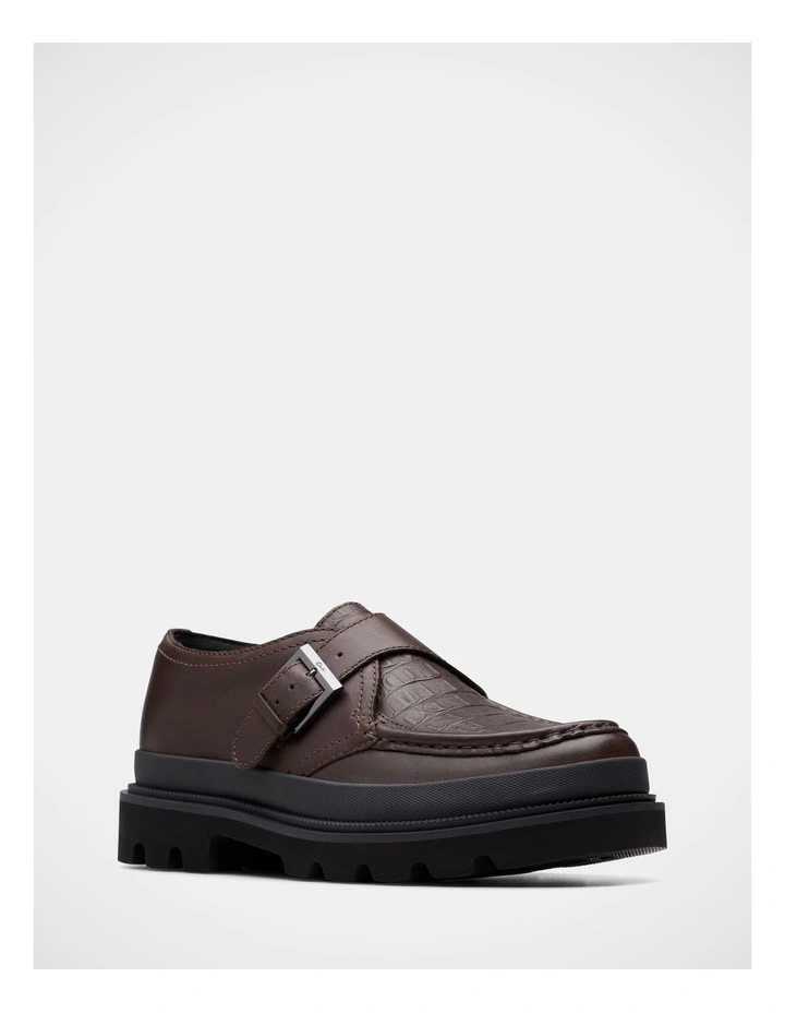 Badell Monk Shoes in Brown Croc image 2